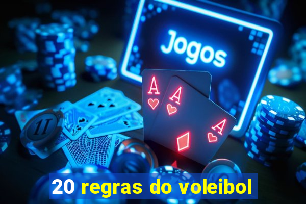 20 regras do voleibol